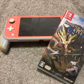 Nintendo Switch Lite ピンク モンハンライズ