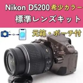美品✨Nikon D5200 標準レンズ 希少カラー デジタル一眼レフカメラ