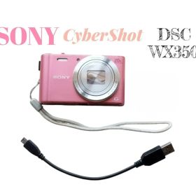 【美品、動作確認済】SONY CyberShot DSC-WX350 ピンク
