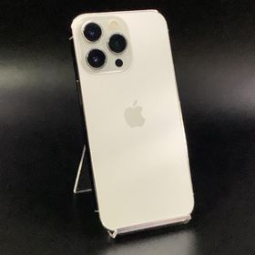 アップル(Apple)の【全額返金保証】【最速発送】Apple iPhone iPhone 13 Pro 128GB シルバー au 美品 動作確認済(スマートフォン本体)
