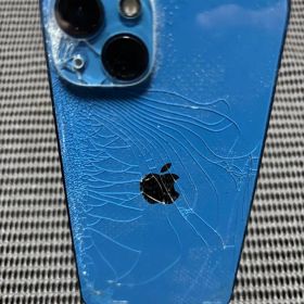 【背面割れ】iPhone13 MLNG3J/A 128GB ブルー SIMフリー