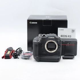 【ショット数7,000以下】Canon EOS R3 ボディ｜フルサイズ ミラーレス一眼｜約2410万画素・高速連写・高性能AF プロ向けフラッグシップ キヤノン【中古】
