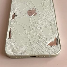 【部品取り】iPhone12 mini ミントグリーン ジャンク 画面破損