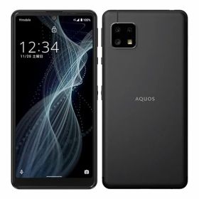 【中古】【安心保証】 AQUOS sense4 basic A003SH[64GB] Y!mobile ブラック