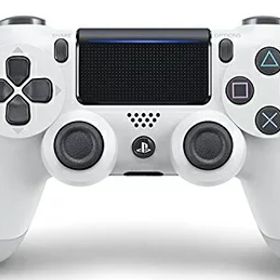 【中古】 【純正品】ワイヤレスコントローラー (DUALSHOCK 4) グレイシャー・ホワイト (CUH-ZCT2J13)