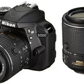 【中古】 Nikon デジタル一眼レフカメラ D3300 ダブルズームキット2 ブラック