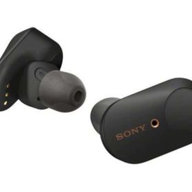 ソニー ワイヤレスノイズキャンセリングステレオヘッドセット (ブラック)[WF-1000XM3(B)]（イヤホン欠品） ヘッドフォン