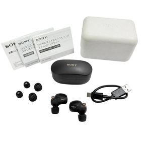 ソニー(SONY)のSONY ワイヤレスノイズキャンセリングイヤホン WF-1000XM4 ブラック(ヘッドフォン/イヤフォン)