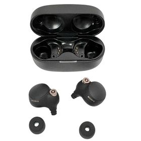 ソニー(SONY)のソニー ワイヤレスノイズキャンセリングイヤホン WF-1000XM4 ブラック(ヘッドフォン/イヤフォン)