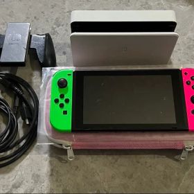 Nintendo Switch ネオンピンク/グリーン 本体 その他付属品