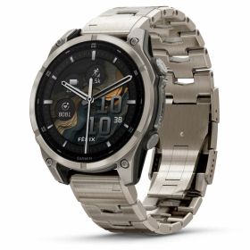 ガーミン fenix 8 Sapphire AMOLED 47mm Ti / Metal Band 【Suica対応】スマートウォッチ 010-02904-47 [0100290447]【返品種別A】
