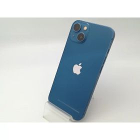 【中古】Apple au 【SIMフリー】 iPhone 13 128GB ブルー MLNG3J/A【大阪堂島】保証期間1ヶ月【ランクC】