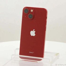 【中古】Apple(アップル) iPhone13 mini 128GB プロダクトレッド MLJG3J／A SIMフリー 【258-ud】