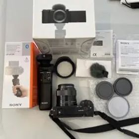 すぐ使える SONYZV-E10単焦点レンズ 三脚 保護フィルム 超美品セット
