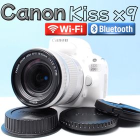 キヤノン(Canon)のWiFi&Bluetooth】Canon Kiss x9 ホワイト ショット数少(デジタル一眼)