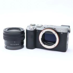 【中古】 《美品》 SONY α7C ズームレンズキット ILCE-7CL シルバー 【ホットシューバネ部品交換/各部点検済】 [ デジタルカメラ ]