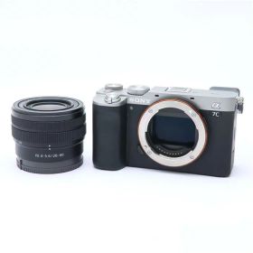 【中古】 《良品》 SONY α7C ズームレンズキット ILCE-7CL シルバー 【SDスロットホットシューバネ部品交換/各部点検済】 [ デジタルカメラ ]