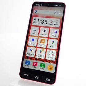 【SIMフリー】BASIO active SHG09 レッド 利用制限〇 au版