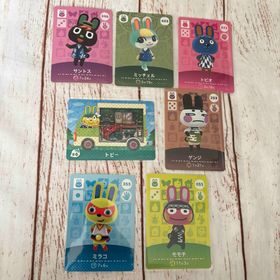 ウサギ amiibo どうぶつの森 アミーボカード ミッチェル トビー 等(シングルカード)