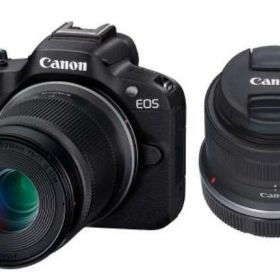 【中古】Canon キヤノン EOS R50 ダブルズームキット ブラック