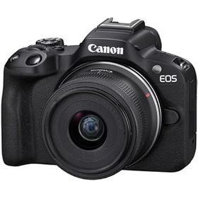 【中古】Canon ミラーレス一眼カメラ EOS R50 (ブラック) RF-S18-45mm F4.5-6.3はSTMレンズ(リニューアル)