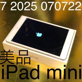 7 2025 070722美品 iPad mini アイパッドミニ 白シルバー
