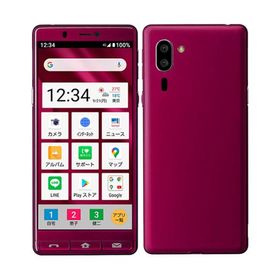 シンプルスマホ5 A001SH[32GB] SoftBank ワインレッド【安心保…