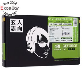 クロウトシコウ(玄人志向)の玄人志向グラボ GF-GT1030-E2GB/LP/D5 PCIExp 2GB(PCパーツ)