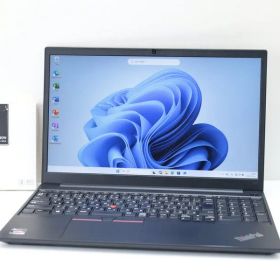 美品 訳有品15.6型 Lenovo ThinkPad E15 Gen2 Ryzen 5 4650U★6コア Core i7相当 8GB / SSD256GB カメラ ノートパソコン Windows11 17390