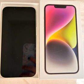 【美品】iPhone 14本体ホワイト 256G SIMフリー