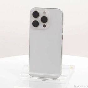 ソフマップ 〔中古品〕 iPhone15 Pro 128GB ホワイトチタニウム MTU83J／A SIMフリー【258】