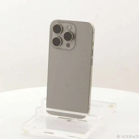 ソフマップ 〔中古品〕 iPhone15 Pro 256GB ナチュラルチタニウム MTUF3J／A SIMフリー【349】