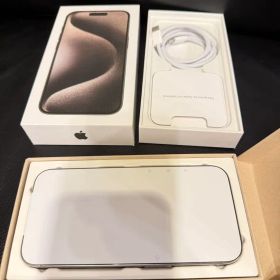 【新品】Apple iPhone 15Pro 512GB本体ナチュラルチタニウム