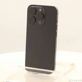 ソフマップ 〔中古品〕 iPhone15 Pro 256GB ブラックチタニウム MTUC3J／A SIMフリー【305】