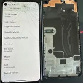 Google Pixel 4a ホワイト 本体 2台 (ジャンク)