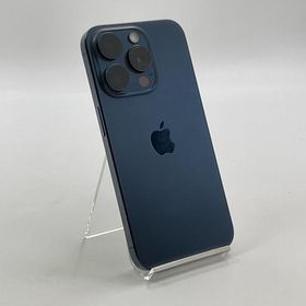 iPhone 15 Pro 256GB ブルーチタニウム au SIMフリー 動作確認済 86%【全額返金保証】【最速発送】