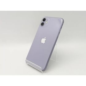 【中古】Apple SoftBank 【SIMロック解除済み】 iPhone 11 64GB パープル MWLX2J/A【広島本通】保証期間1ヶ月【ランクC】