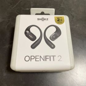 SHOKZ OPENFIT 2 ワイヤレスイヤホン ブラック