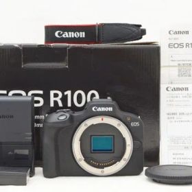 ☆極上美品☆ Canon キャノン EOS R100 ボディ 元箱 付属品 Shot数 僅か 1,000枚以下！ ♯24120202
