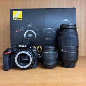 ニコン(Nikon)のニコン D5500 デジタル 一眼レフカメラ ダブルズームキット ブラック(デジタル一眼)