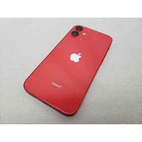 (中古) iPhone12 Mini 64GB レッド /MGAE3J/A 楽天 【SIMロック解除品】、SIMフリー