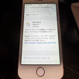 Apple iPhone SE (15.6.3) 本体 16GB