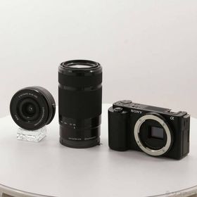 〔中古〕SONY(ソニー) VLOGCAM ZV-E10Y ダブルズームレンズキット ブラック〔305-ud〕