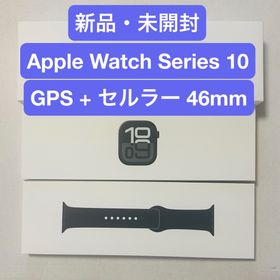 アップルウォッチ(Apple Watch)の【新品未開封】Apple Watch 10 セルラー 46mm ジェットブラック(その他)