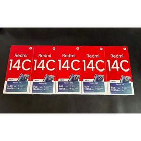 シャオミ(Xiaomi)の国内版/新品開封 Xiaomi Redmi 14C 128GB+256GB 5台(スマートフォン本体)