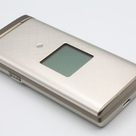 かんたんケータイ KYF38 シャンパンゴールド SIMロック解除済み