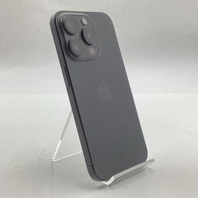 アップル(Apple)の【全額返金保証】【最速発送】Apple iPhone iPhone 15 Pro 256GB ブラックチタニウム docomo 動作確認済(スマートフォン本体)