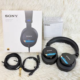 SONY MDR-M1ブラック 有線ヘッドホン(ヘッドフォン/イヤフォン)