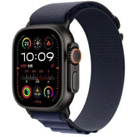 Apple Apple Watch Ultra2 49mm GPS+Cellularモデル MYTF3J/A+MYPX3FE/A A2986【ブラックチタニウムケース/ネイビーアルパインループ(M)】 [中古] 【当社3ヶ月間保証】 イオシス