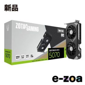 ZOTAC ゾタック ZOTAC GAMING GeForce RTX 5070 Twin Edge OC グラフィックボード 転送不可 ZT-B50700H-10P (2673872)
